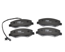 Гальмівні колодки дискові (задні) (із датчиком, зі здвоєним колесом) Renault Master III