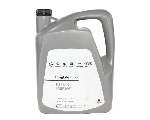 Моторна олива VAG LongLife III FE 0W-30, 5 літрів Моторна олива VAG LongLife III FE 0W-30, 5 літрів