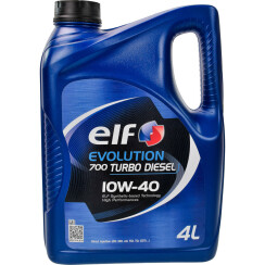 Моторное масло ELF Evolution 700 Turbo Diesel 10W-40, 4 литра