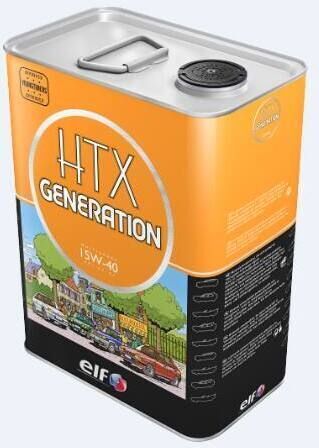 Моторна Олива ELF HTX GENERATION 15W-40, 5 літрів Моторна Олива ELF HTX GENERATION 15W-40, 5 літрів