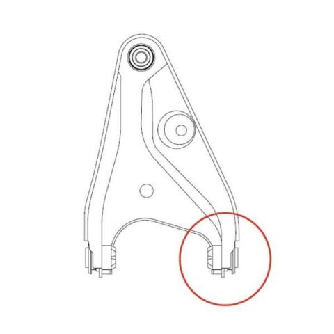Сайлентблок переднього важеля (ззаду/знизу) Mitsubishi Pajero 90- (CVM-25) Сайлентблок переднього важеля (ззаду/знизу) Mitsubishi Pajero 90- (CVM-25)