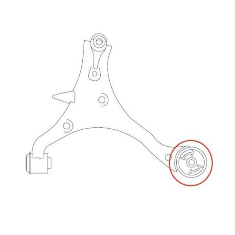 Сайлентблок важеля Civic/CR-V 01-07 (перед/знизу) (CVHO-10)