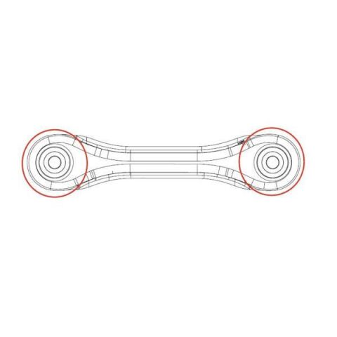 Сайлентблок важеля задн. (знизу) Legacy IV 03-09/Impreza 00- (AWD) (CVSU-3)