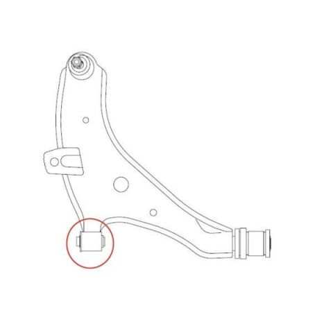Сайлентблок важеля перед (знизу) Chevrolet Epica/Daewoo Evanda 02- (CVKD-43)