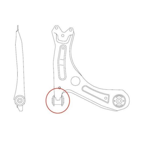 Сайлентблок перед.важеля Elantra/i 30/i 40 10-/Ceed 18- (перед.) (CVKH-127)