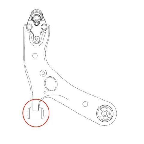 Сайлентблок переднего рычага нижнего Lacetti/Nubir 03-13 (передний) (CVKD-22)