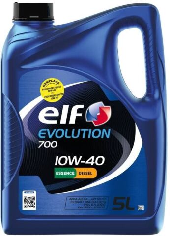 Моторна олива ELF EVOLUTION 700 10W-40 (5 літрів) Моторна олива ELF EVOLUTION 700 10W-40 (5 літрів)