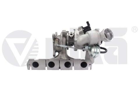 Випускний колектор із турбокомпресором