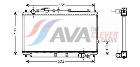 Радиатор, система охлаждения двигателя CLEVER FIT