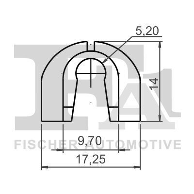 Кліпса кріплення (затискач)