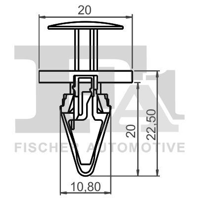 Кліпса кріплення (затискач) Кліпса кріплення (затискач)