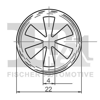 Кліпса кріплення (затискач)