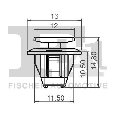Клипса крепления (зажим)