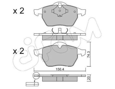 Тормозные колодки пер. A4/Golf/Passat 94-(ATE) Тормозные колодки пер. A4/Golf/Passat 94-(ATE)