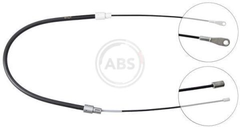 Трос ручного гальма зад. A-Series (W168) до 09.99 Л. (497/1067)