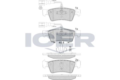 Колодки гальмівні (задні) VW Touareg 02-10 (+датчики) Колодки гальмівні (задні) VW Touareg 02-10 (+датчики)