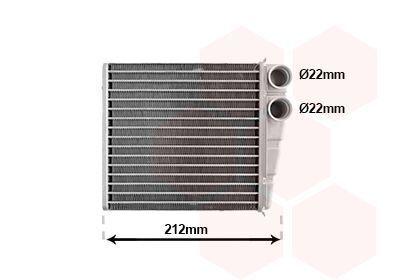 Радиатор печки Nissan MicraIII/Note/Renault Clio1.5 dCi 03- Радиатор печки Nissan MicraIII/Note/Renault Clio1.5 dCi 03-