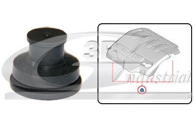 Кріплення кришки двигуна Citroen C4/Peugeot 307 2.0HDi 03- Кріплення кришки двигуна Citroen C4/Peugeot 307 2.0HDi 03-