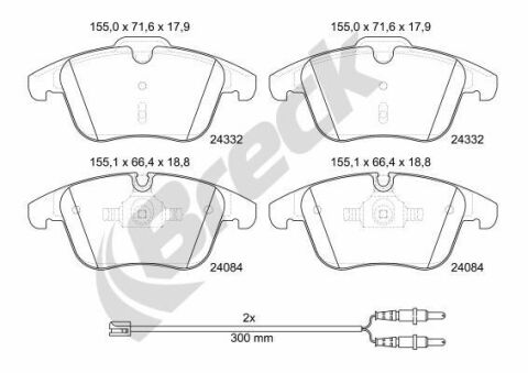 Колодки гальмівні (передні) Citroen C5/ Peugeot 407/508 08- (ATE) Колодки гальмівні (передні) Citroen C5/ Peugeot 407/508 08- (ATE)