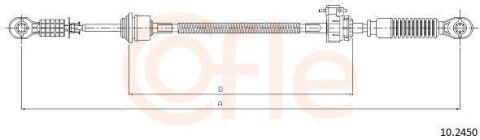 Трос куліси Ford Transit (V184) 2.0 DI 00-06 (синій) Трос куліси Ford Transit (V184) 2.0 DI 00-06 (синій)