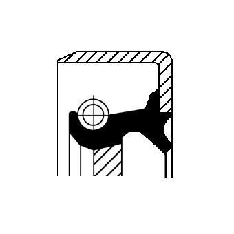 Сальник хвостовика КПП Opel Ascona C/Astra F/Vectra A -95 (23x35x8) Сальник хвостовика КПП Opel Ascona C/Astra F/Vectra A -95 (23x35x8)