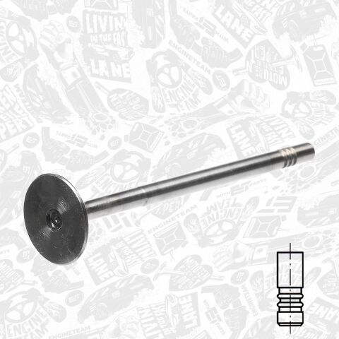 Клапан (випуск) MB Sprinter 906 3.0CDI OM642