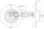 Диск гальмівний (задній) BMW X3 (F25) 11-17/X4 (F26) 14-18 (330x20) (з покриттям) (вентильований), фото 7 - інтерент-магазин Auto-Mechanic