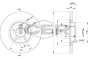 Диск тормозной (передний) Ford Focus C-Max 03-07/Volvo C30/S40/V50 04-12 (300x25) (с покр.) (вентил), фото 6 - интернет-магазин Auto-Mechanic