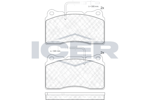 Колодки тормозные (передние) Citroen C8 02-/Peugeot 208 12-/ 3008 09-17/ 607/807 02- (с датчиками) Колодки тормозные (передние) Citroen C8 02-/Peugeot 208 12-/ 3008 09-17/ 607/807 02- (с датчиками)