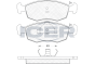 Тормозные колодки (передние) Ford Escort IV-VI 83-02/Sierra 82-95/Scorpio 85-94/Granada II 77-85, фото 8 - интернет-магазин Auto-Mechanic