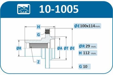 Кулак поворотний (цапфа) VW Passat 84-97 (L) (задній) Кулак поворотний (цапфа) VW Passat 84-97 (L) (задній)