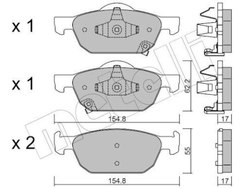 Колодки тормозные (передние) Honda Accord VIII 08-/Civic IX 12-