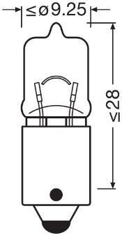 Автолампа H6 12V 6W BAX9s Ultra Life