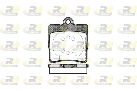 Колодки гальмівні (задні) MB (W202/203/208/210) 93-11 Колодки гальмівні (задні) MB (W202/203/208/210) 93-11