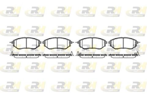 Колодки гальмівні (передні) Subaru Legacy 03-14 Колодки гальмівні (передні) Subaru Legacy 03-14