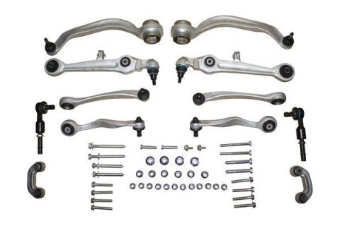 Комплект важелів підвіски (передньої) Audi A4 94-00/A6 97-05/VW Passat B5 00-05 (з болтами/повний)
