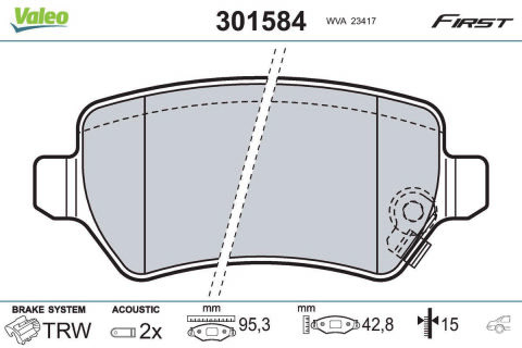 Колодки гальмівні (задні) Opel Astra G 98-09/Meriva A/B 03-17/Zafira A 01-05/Kia Venga/Cee'd 10- Колодки гальмівні (задні) Opel Astra G 98-09/Meriva A/B 03-17/Zafira A 01-05/Kia Venga/Cee'd 10-