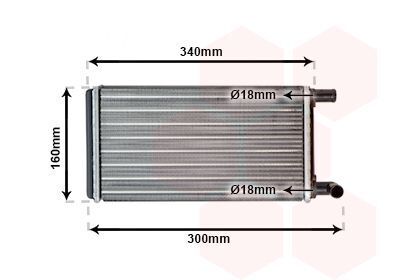 Радиатор печки MB T1 77-96
