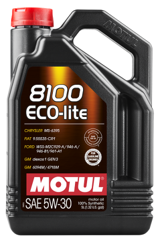 Моторна олива MOTUL 8100 ECO-LITE 5W-30, 5 літрів