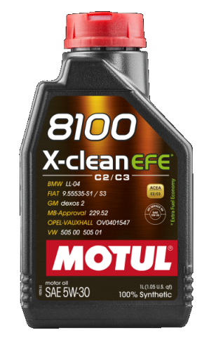 Моторное масло MOTUL 8100 X-clean EFE 5W-30, 1 литр