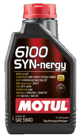 Моторна олива Motul 6100 Syn-nergy 5W-40, 1 літр