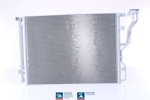 Радіатор кондиціонера (з осушувачем) Hyundai i40 I 1.7D 11-19