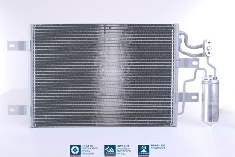 Радіатор кондиціонера (з осушувачем) Meriva A 1.3/1.7 CDTI 03-10