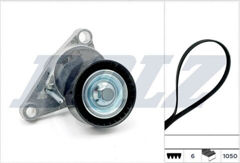 Комплект ГРМ (ремінь + ролик натяжний) Citroën C2, C3, C4, Peugeot 307 02–