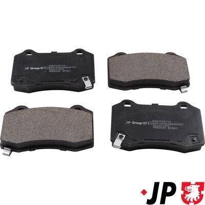 Гальмівні колодки задн. Tesla Model S/X 12-