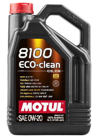 Моторное масло MOTUL Eco-clean 8100 0W-20, 5 литров