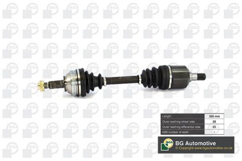 Піввісь Land Rover Freelander 98-06 2.0-2.5 D (пр.)