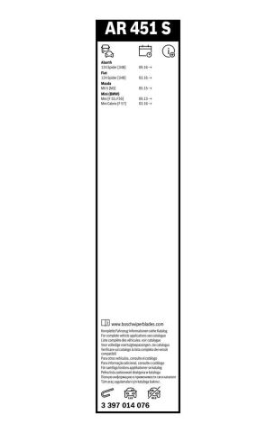 Щітки склоочисника (475/450mm) Mazda MX-5 1.5/2.0 15-/Mini (F55/F56/F57) 13- Щітки склоочисника (475/450mm) Mazda MX-5 1.5/2.0 15-/Mini (F55/F56/F57) 13-
