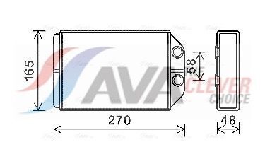 Радіатор опалення A6/ALLROAD HEATER AUDI Радіатор опалення A6/ALLROAD HEATER AUDI