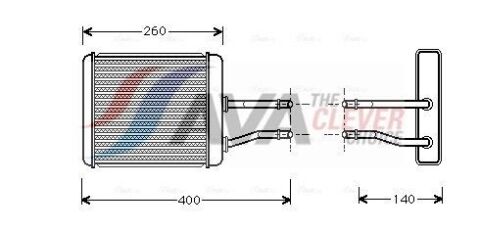 Радіатор опалення 156 1.6-3.2 97-, GTV, SPIDER ALFA ROMEO Радіатор опалення 156 1.6-3.2 97-, GTV, SPIDER ALFA ROMEO